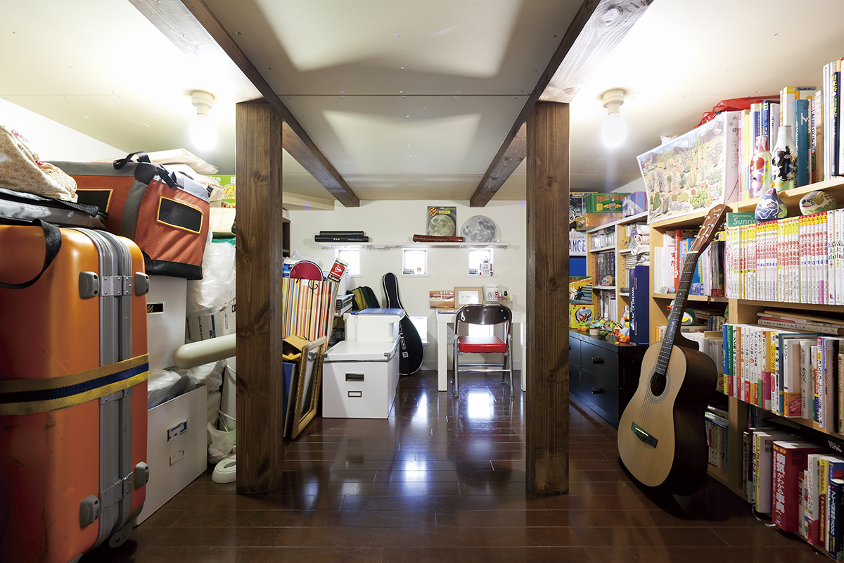 写真：隠れ家のようなライブラリー